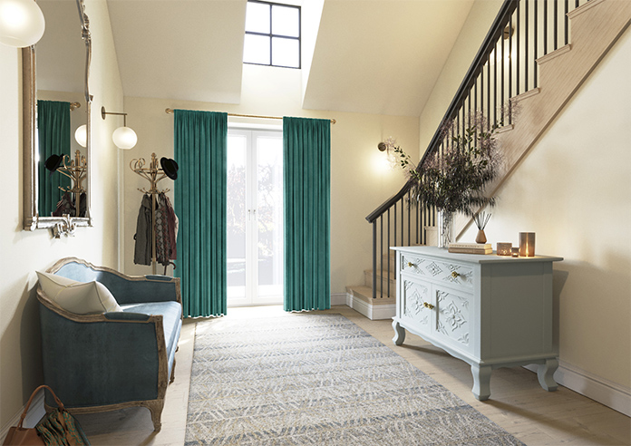 Odessa Velvet, Peacock - Made to Measure Curtains - Image 7